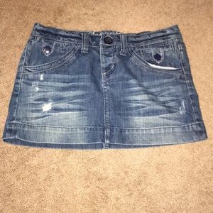 American Eagle jean mini skirt